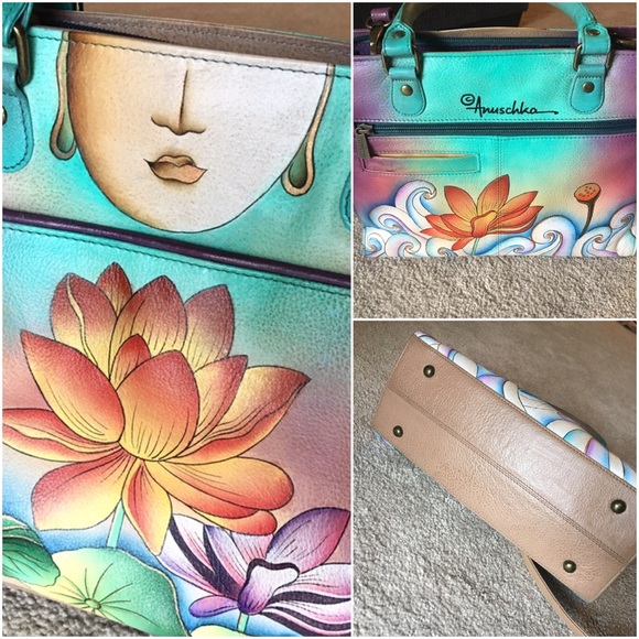 NEW Anuschka Handbag Satchel - Picture 4 of 9